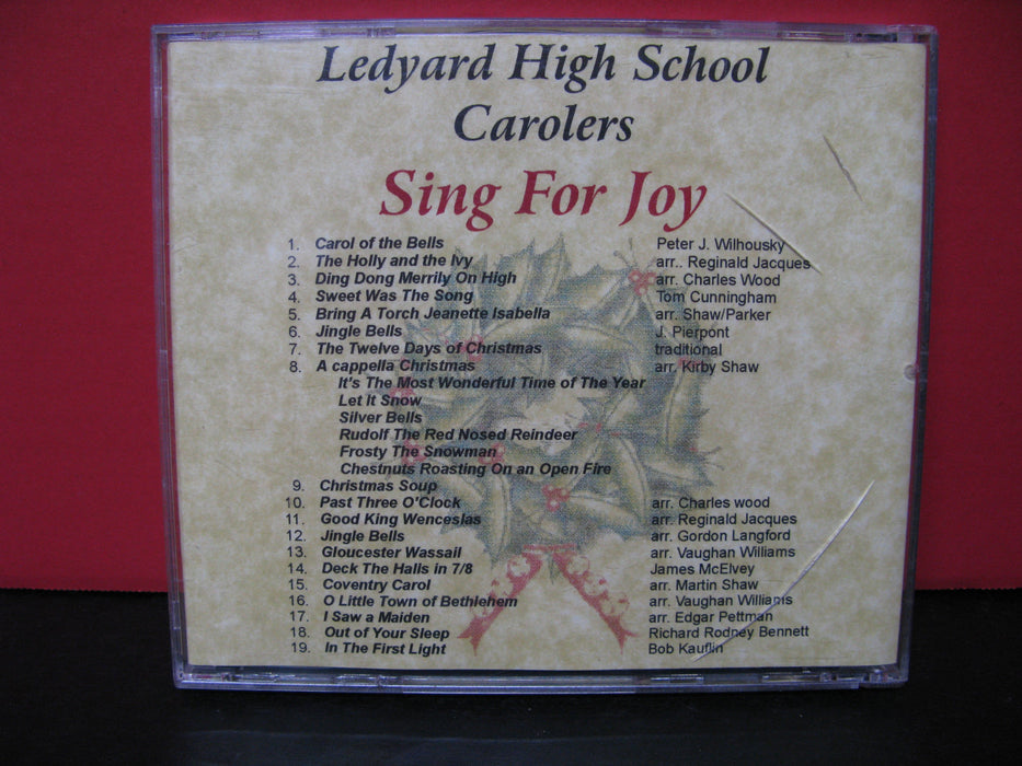 Ledyard High School Carolers Sing for Joy CD