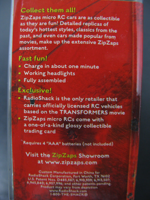 ZipZaps Transformers Barricade 2007 Saleen Mustang