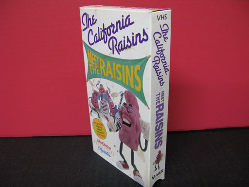 2 VHS's: The California Raisins I and II "Meet the Raisnins" & "Raisins: Sold Out"