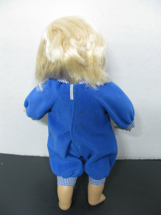 Doll with Blue Lamb Pajamas