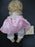 Musical Wind-Up Merry Go Round Porcelain Doll With Chair