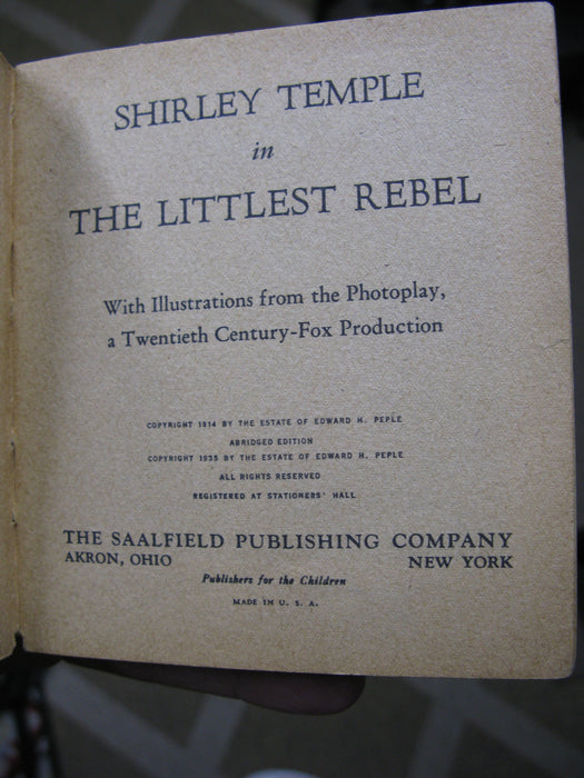 Shirley Temple in the Littlest Rebel