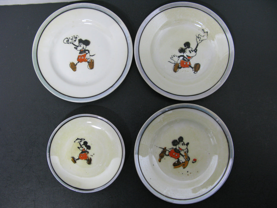 Vintage Mickey Mouse Tea Set. Luster Ware