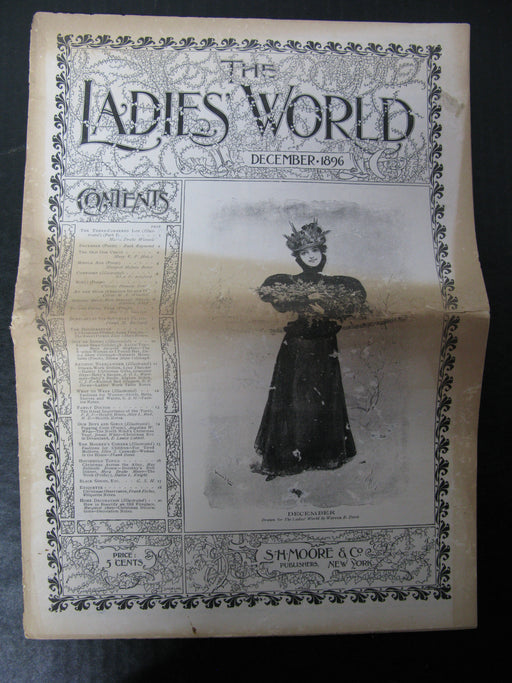 2 Vintage Newspapers "The Ladies' World"