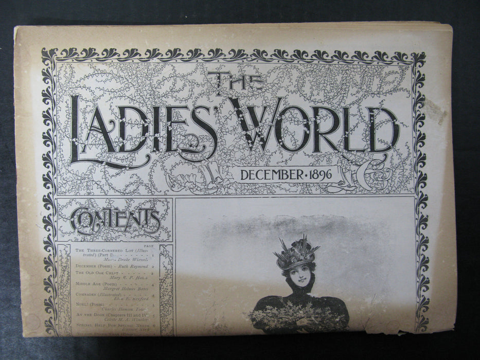 2 Vintage Newspapers "The Ladies' World"