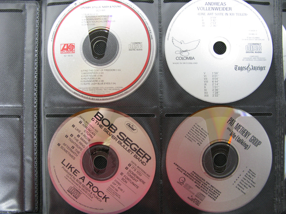 CD Case with Bundle of 72 Music Disks