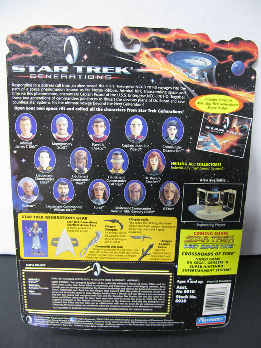 1994 Star Trek Generations B'Etor Action Figure
