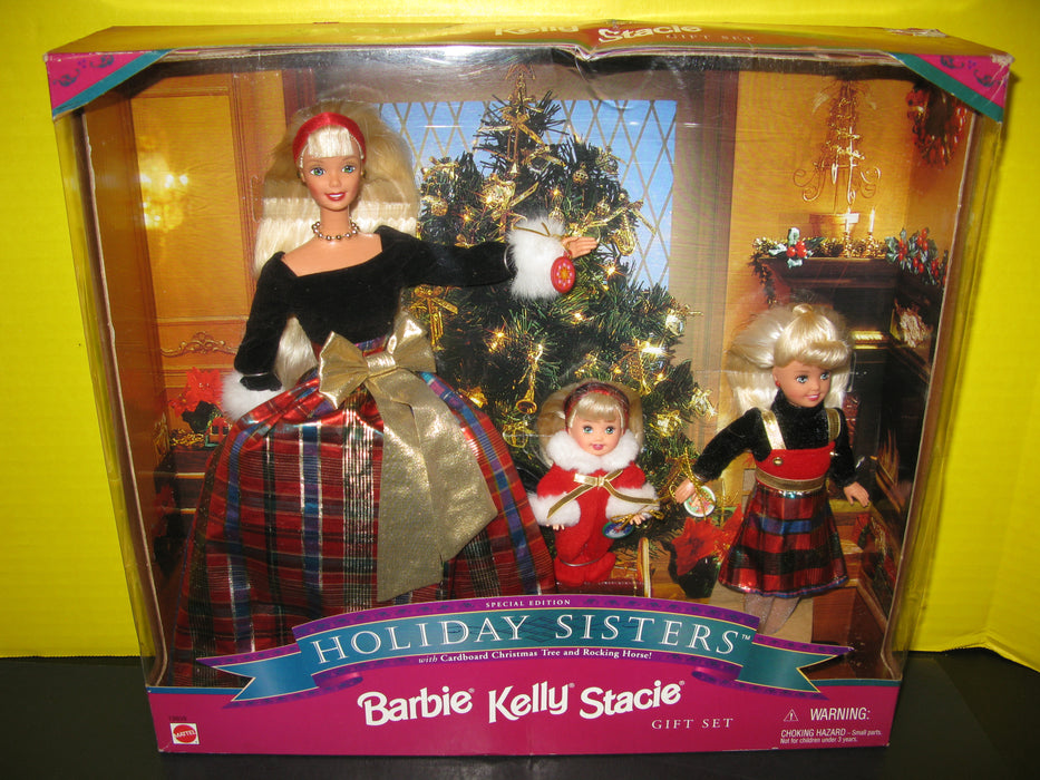 Holiday Sisters-Barbie,Kelly, Stacie Dolls