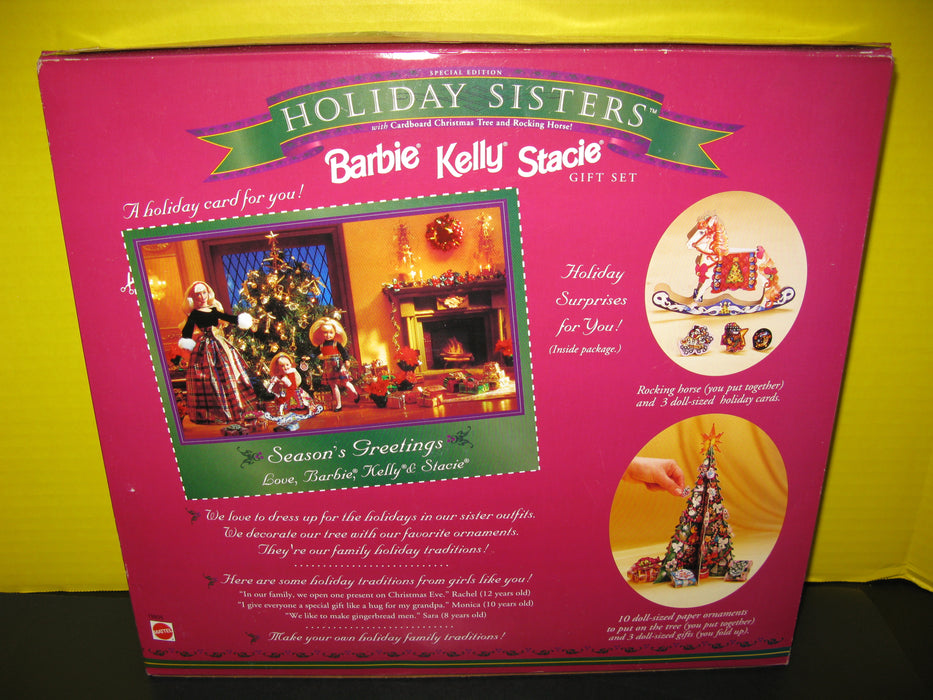 Holiday Sisters-Barbie,Kelly, Stacie Dolls