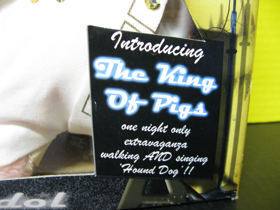 Pig Idol The King of Pigs Walking and Singing 'Hound Dog'