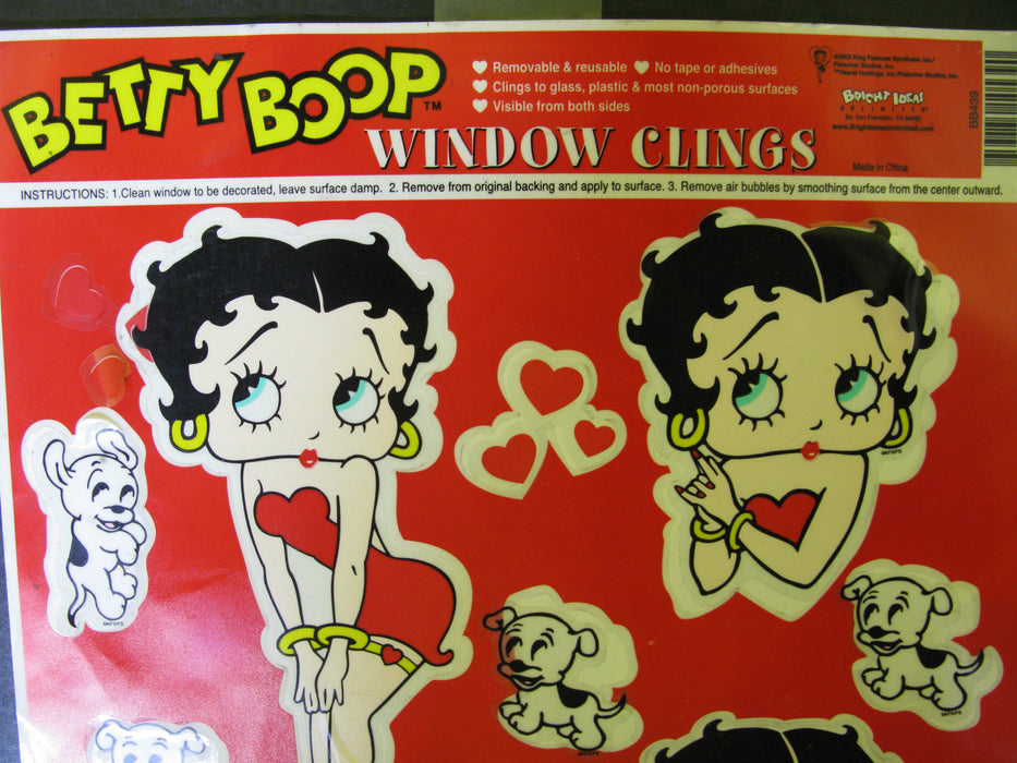 Betty Boop Window Clings
