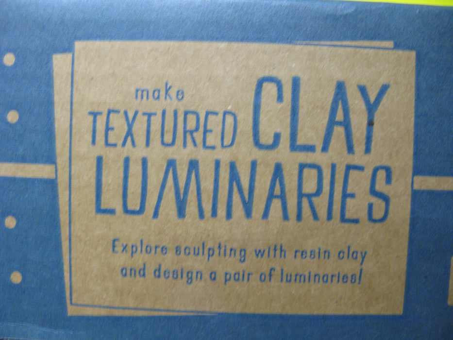 Doodle Crate Textured Clay Luminaries