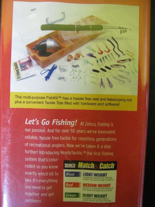Zebco Ready Tackle SpinCast Fish Kit TackleTote — The Pop Culture