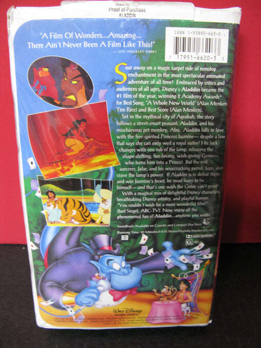 A Walt Disney Classic - Aladdin VHS