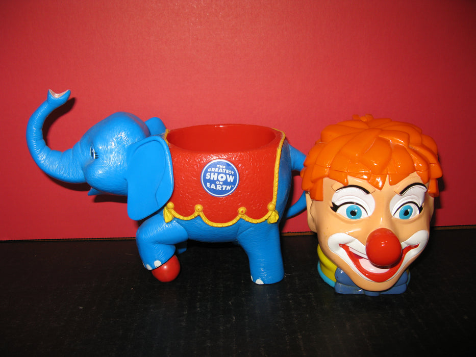 The Greatest Show on Earth-Elephant and Clown Cups