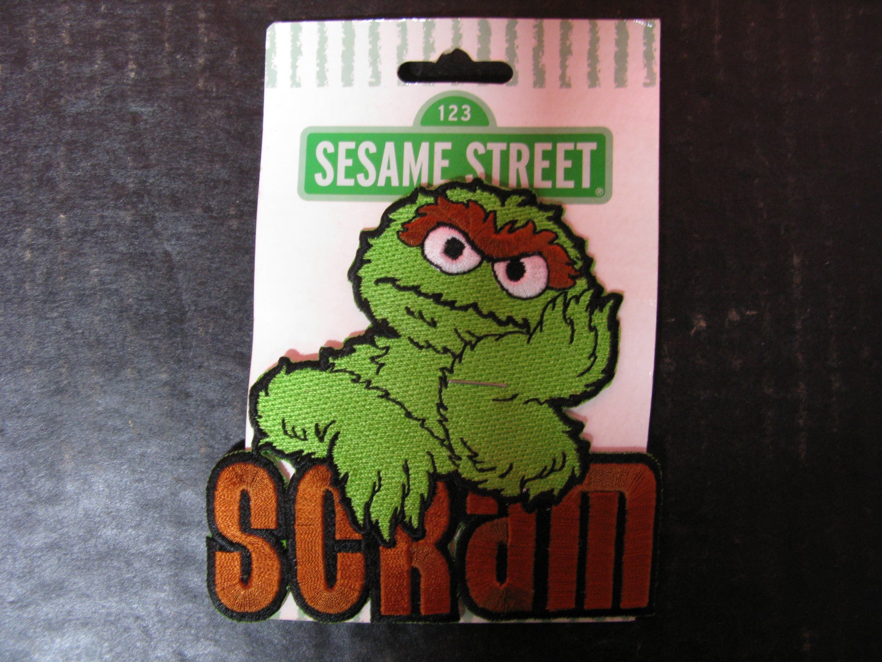 Oscar the Grouch Sesame Street Patch
