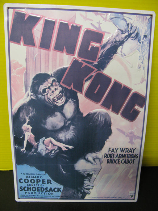 King Kong Metal Display Sign