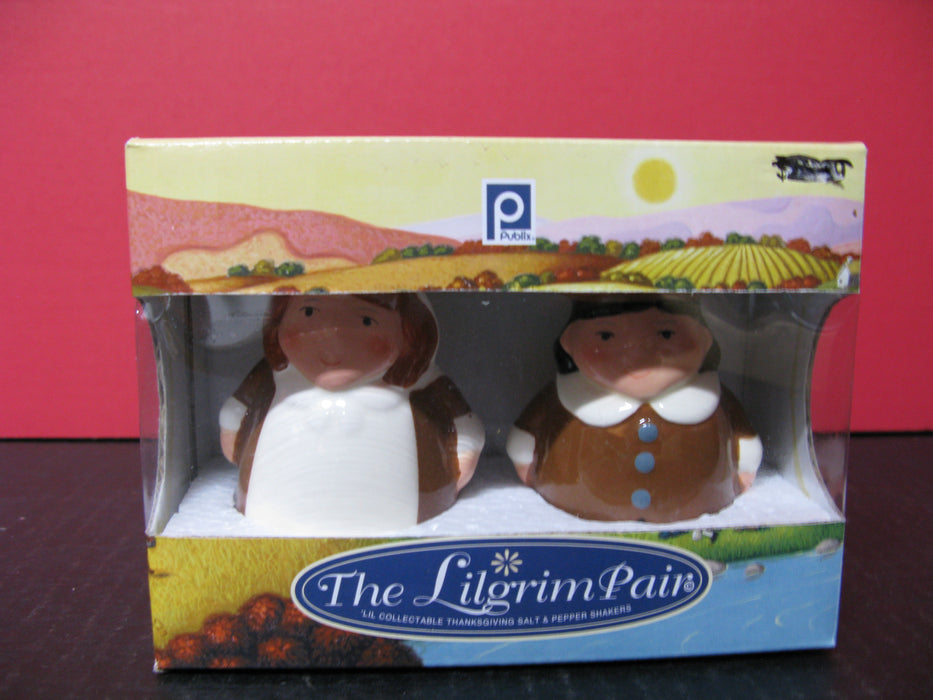 The Lilgrim Pair-'Lil Collectible Thanksgiving Salt and Pepper Shakers