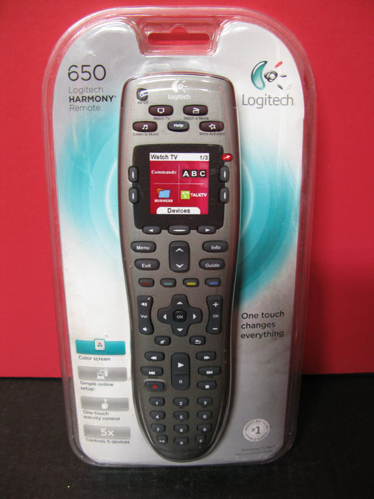 650 Logitech Harmony Remote