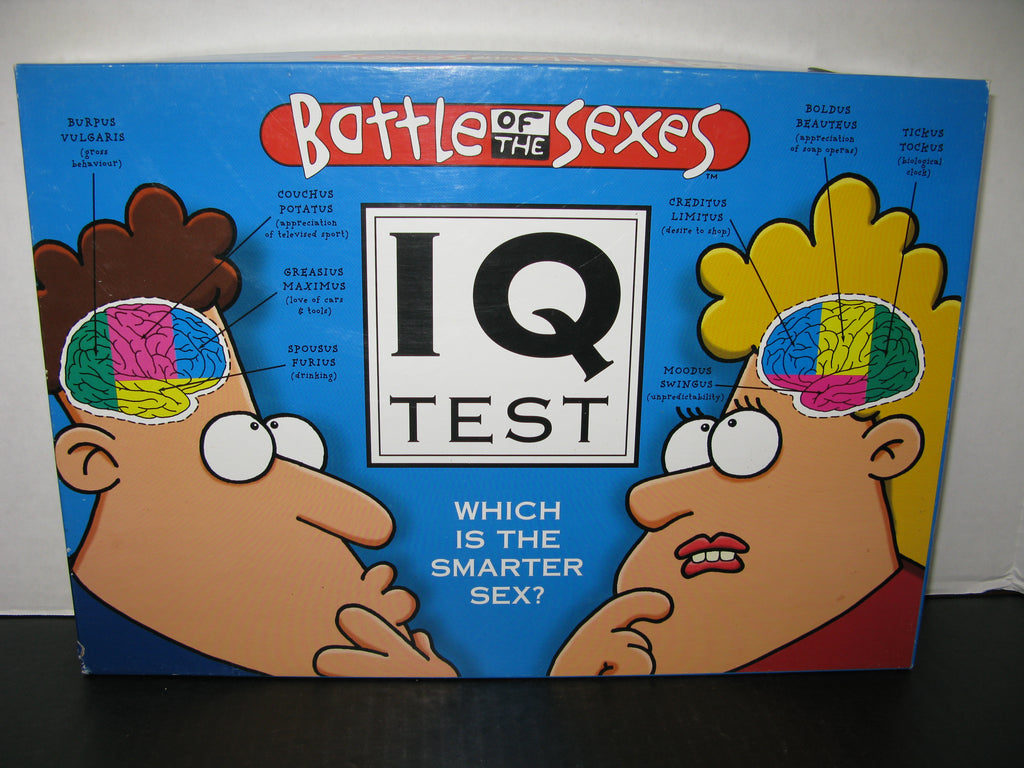 Battle of the Sexes IQ Test Game — The Pop Culture Antique Museum