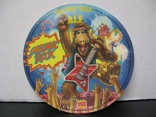 1988 Burger King The Many Faces of Alf Melmac Rock Flexi Record