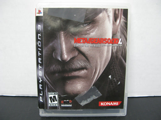 Playstation 3 Metal Gear Solid 4 Guns of the Patriots