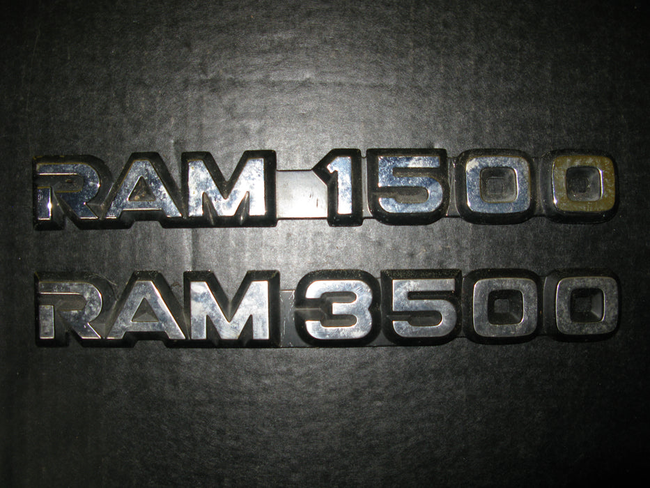 Ram 1500 and Ram 3500 Plastic Pieces