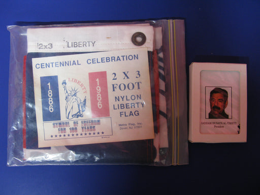 1886 Nylon Liberty Flag and Iraqi Most Wanted Deck Of Playing Cards