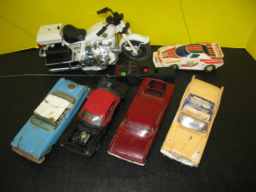 Vintage Tin Car and Model Parts
