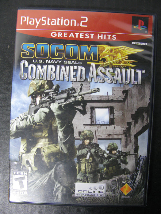 PlayStation 2 Greatest Hits Socom U.S. Navy Seals Combined Assault