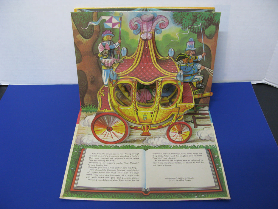 Vintage Puss-in-Boots Pop Up Book