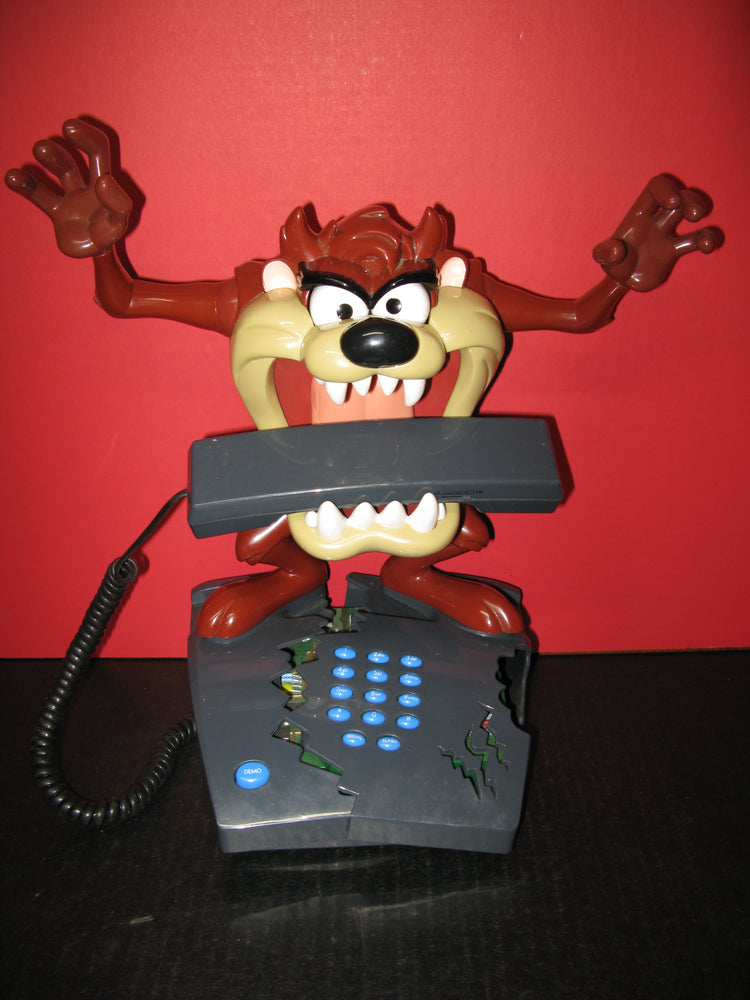 Vintage Looney Tunes Tasmanian Devil Taz Talking Animated Phone