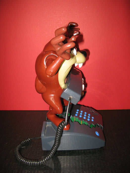 Vintage Looney Tunes Tasmanian Devil Taz Talking Animated Phone