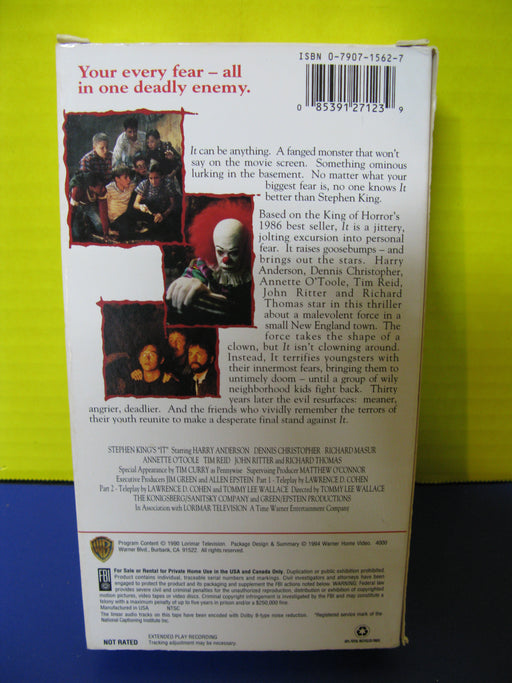 Stephen King's IT VHS