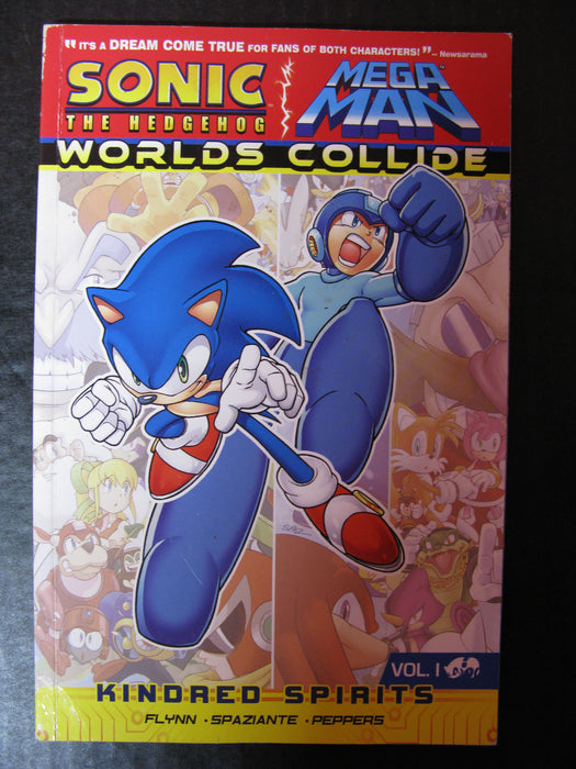 Sonic The Hedgehog/Mega Man-Worlds Collide Volume 1 Kindred Spirits