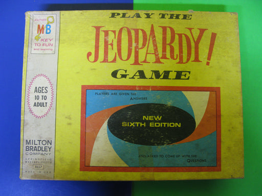 Vintage Jeopardy Game New Sixth Edition