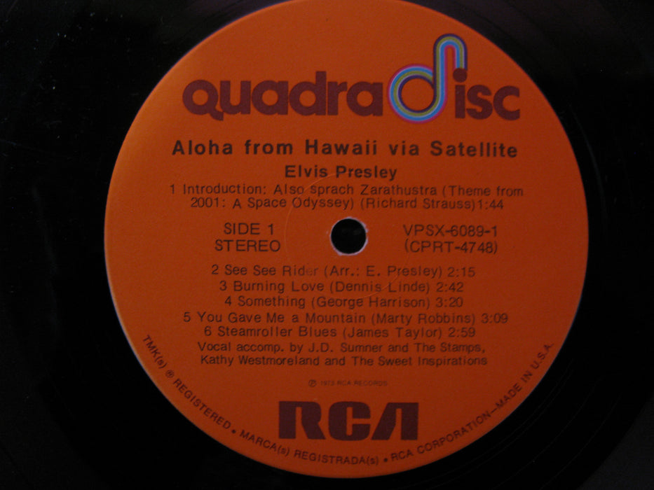 Elvis Presley "Aloha from Hawaii via Satellite" 2 Vinyl Record Set