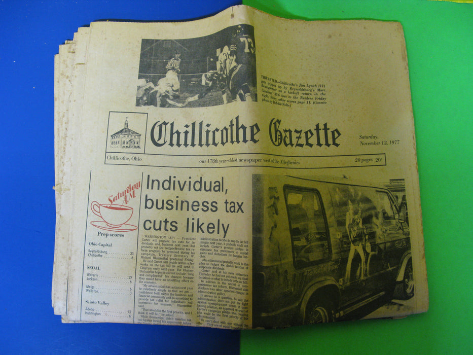 5 Chillicothe Gazette Saturday, November 12, 1977 Newspapers