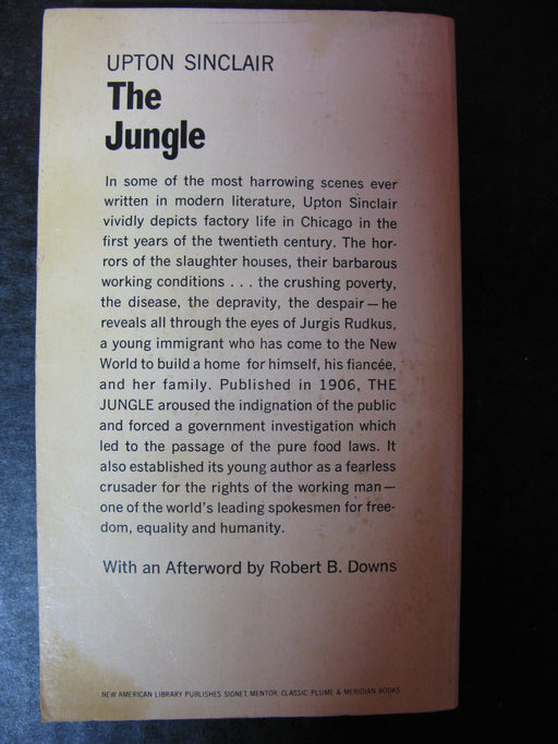 The Jungle by Upton Sinclair Book