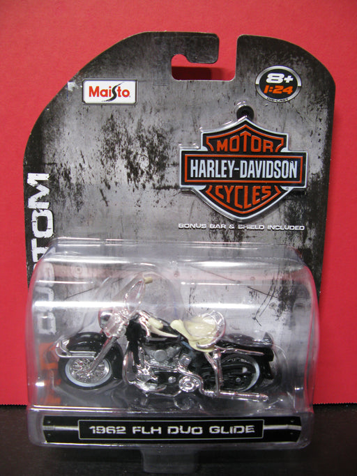 Maisto Harley-Davidson Motorcycles 1:24 1962 FLH Buo Glide H.D Custom