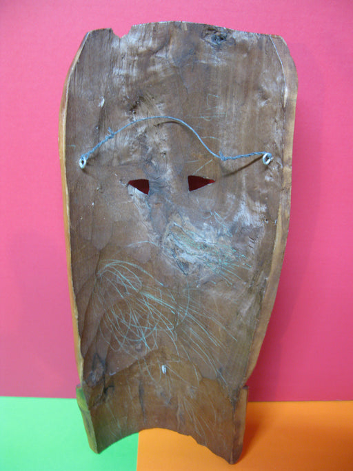 Wooden Tiki Mask Decor
