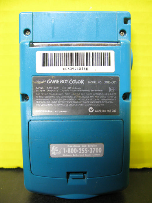 Nintendo Game Boy Color (Teal)