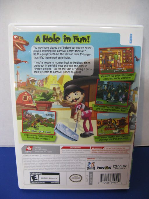 Wii Carnival Games Mini Golf