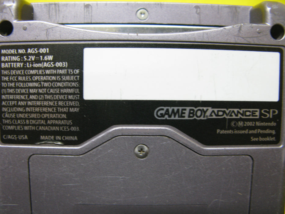 Nintendo Game Boy Advance SP (Silver)