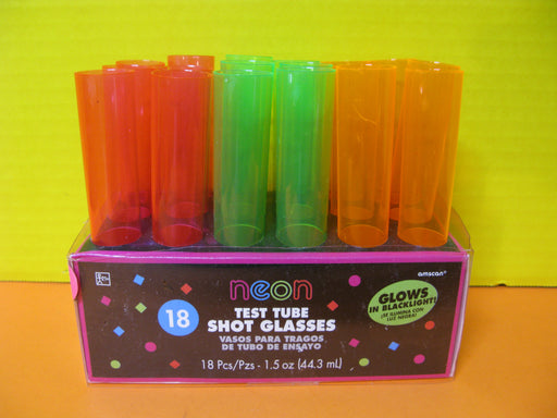 Neon Test Tube Shot Glasses