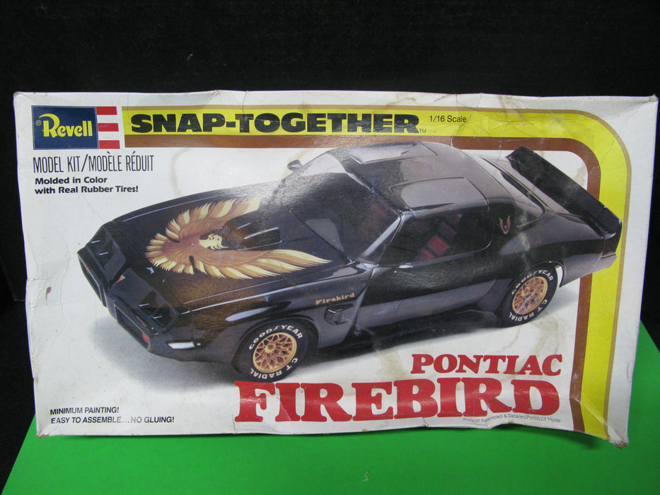 Snap-Together Pontiac FireBird Model Kit 1/16 Scale