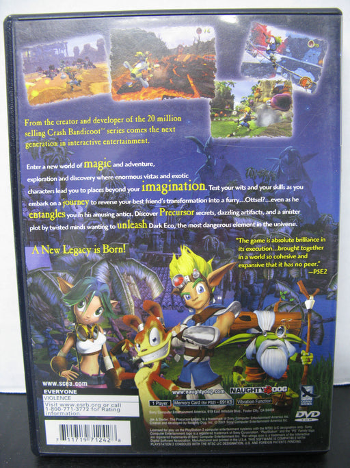 PlayStation 2 Jak and Daxter the Precursor Legacy