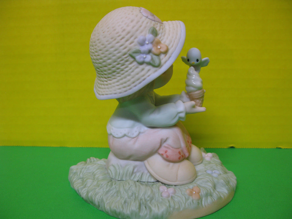 "Make Time For Loving, Caring, and Sharing" Porcelain Figurine