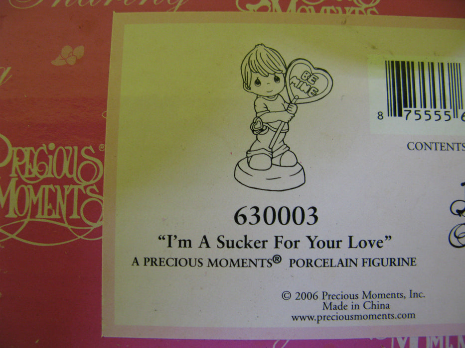 "I'm A Sucker For Your Love" Porcelain Figurine