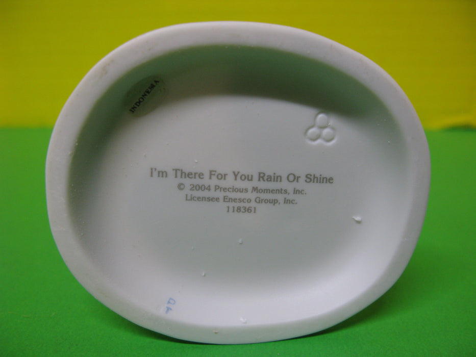 "I'm There For You Rain or Shine" Porcelain Figurine